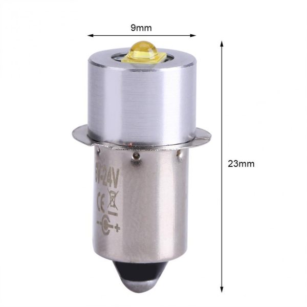 Cross-Border Led Flashlight Small Bulb P13.5S E10 Ba9S Wide Voltage 1-24V 0.5W 1W 3W Indicator Light - Image 2