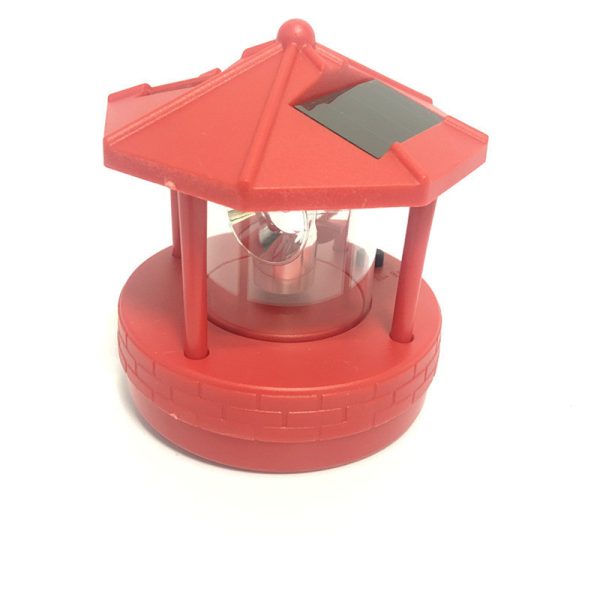 Solar Rotating Lighthouse Outdoor Courtyard Garden Lawn Decorative Lighting Landscape Light - Image 6