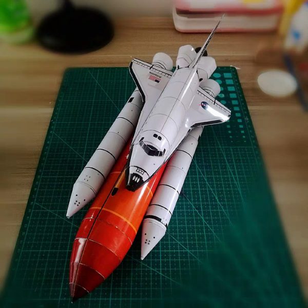 Space Shuttle 3D Paper Model Diy Handmade Handmade Paper Mold Paper Mold Decoration Toy - Image 4