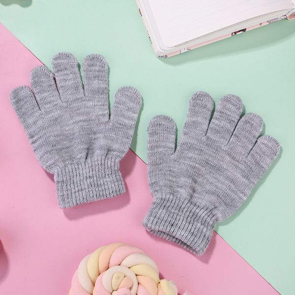 Cold And Warm Acrylic Children's Cycling Gloves - Image 2