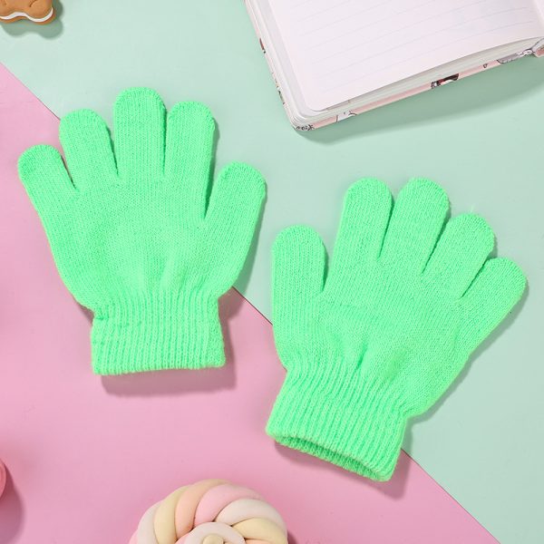 Cold And Warm Acrylic Children's Cycling Gloves - Image 4