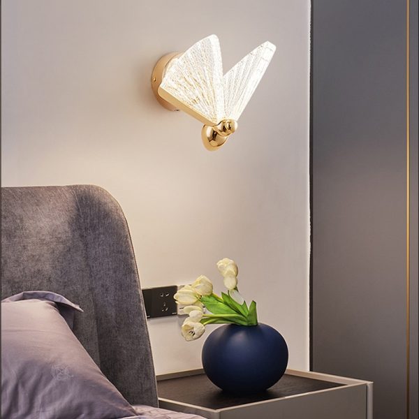 Wall Lamp Modern Minimalist Creative Art Butterfly - Image 2