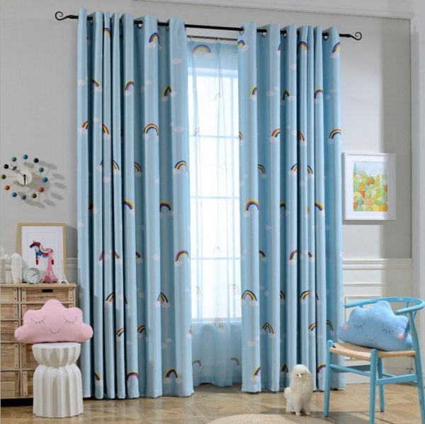 Rainbow Children Boys And Girls Bedroom Den Blackout Curtain Cloth - Image 7