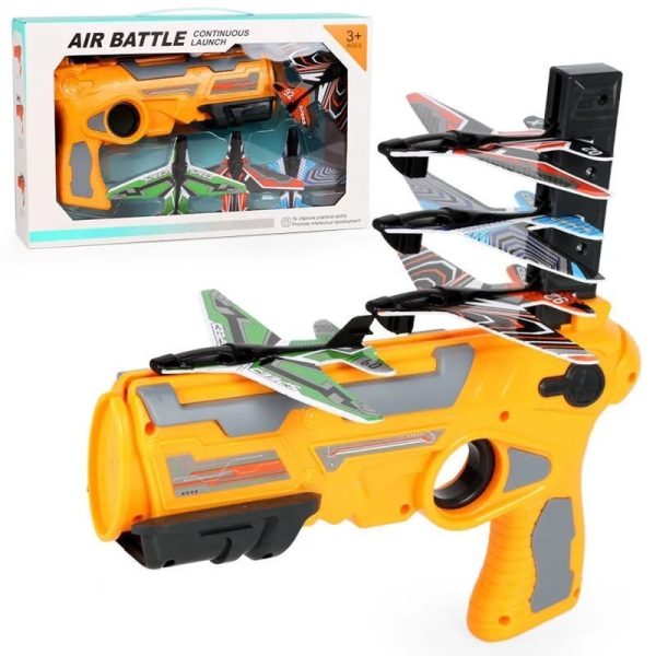 Children's Outdoor Boy Toys Hand Throwing Spin Glider Model Launcher - Image 3