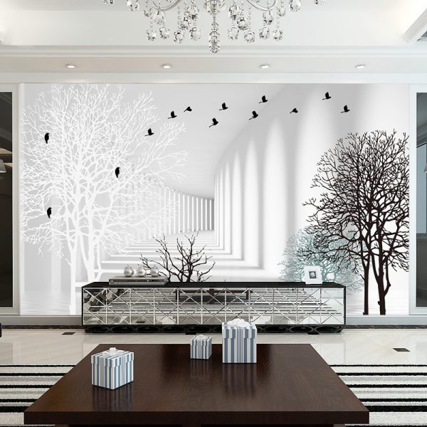 TV Background Wall Paper Living Room Video Wall - Image 3