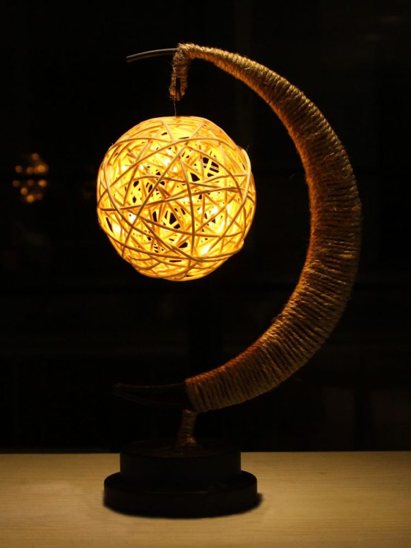 Ins Wind Iron Ornament Led Moon Star Shape Copper Wire Lamp - Image 8