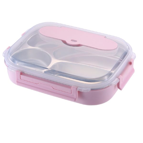 Qin Le 304 Insulated Lunch Box EBay Sealed Lunch Box Dinner Plate Amazon Silicone Fresh-keeping Box Lunch Box