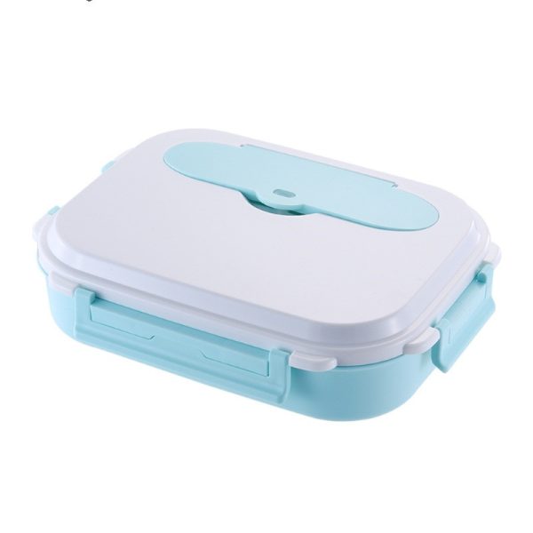 Qin Le 304 Insulated Lunch Box EBay Sealed Lunch Box Dinner Plate Amazon Silicone Fresh-keeping Box Lunch Box - Image 2