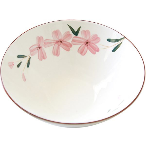 Domeiran Japanese Hand-painted Sakura Noodle Bowl Ceramic Bowl Noodle Bowl - Image 4