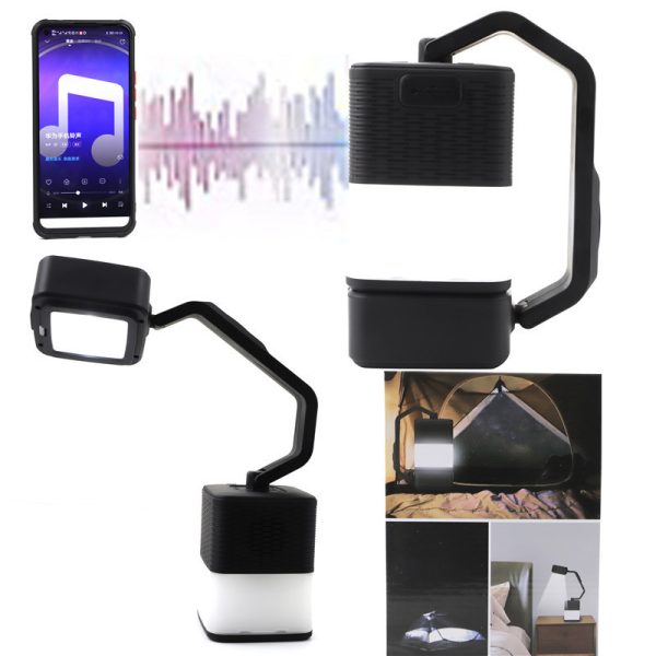 Portable Multi-purpose Rechargeable Audio Camping Lamp - Image 3