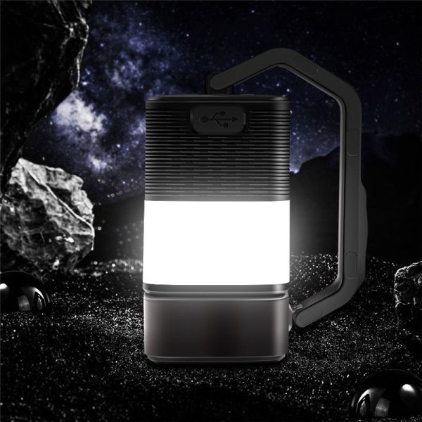 Portable Multi-purpose Rechargeable Audio Camping Lamp - Image 4