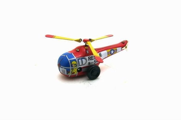 Small Helicopter Retro Toy Tin Toy - Image 5