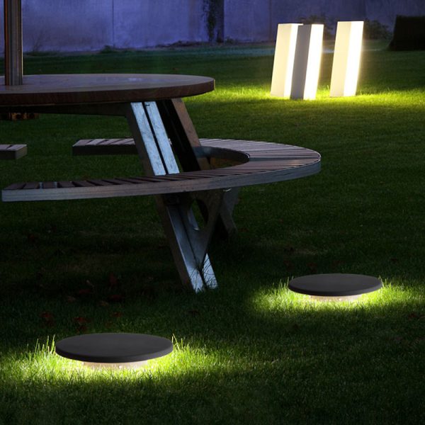 Eco-friendly black stone shape lamp garden Light Led light - Image 6