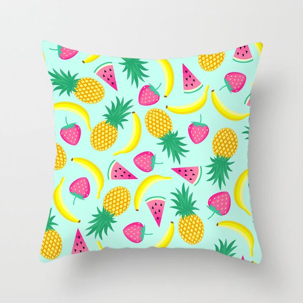 Summer Fruit Hug Pillowcase Home Sofa Cushion Pillow Cushion Cover - Image 10