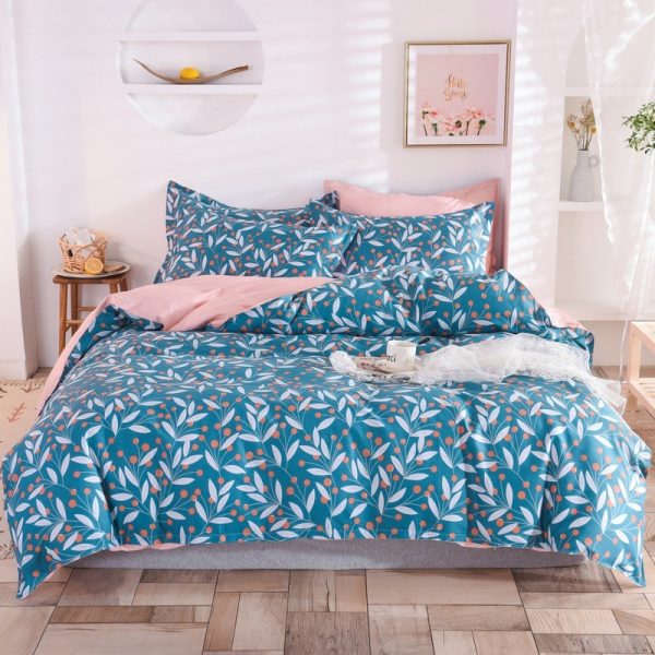 Student Dormitory Three-Piece Duvet Cover, Bed Linen And Bedding - Image 9