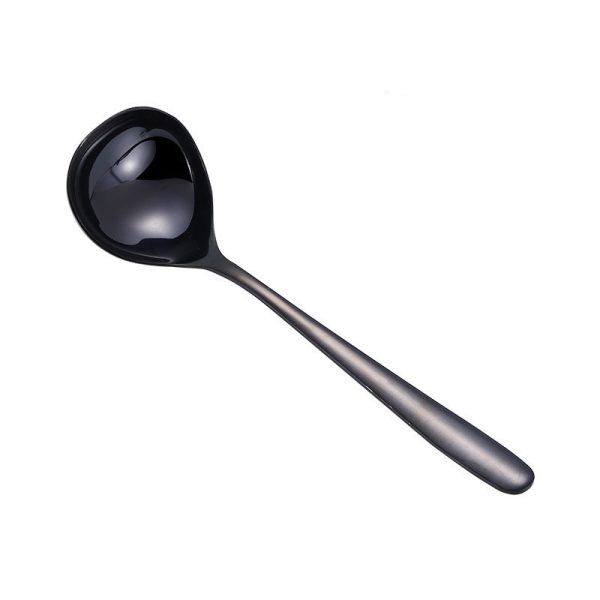 Creative Korean Style Spoon With Big Head And Long Handle - Image 5