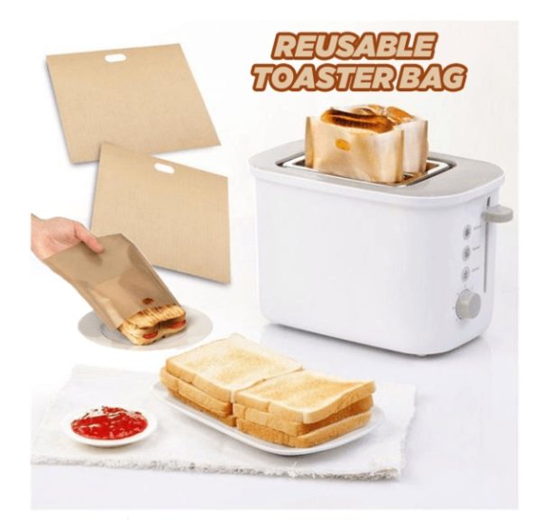 Teflon high temperature toast bag ptfe fiberglass toast bag toasted sandwich bag toaster bag