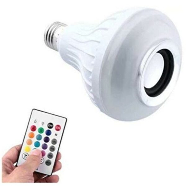 Intelligent seven-color bluetooth wireless with remote control audio bulb bubble lamp - Image 8