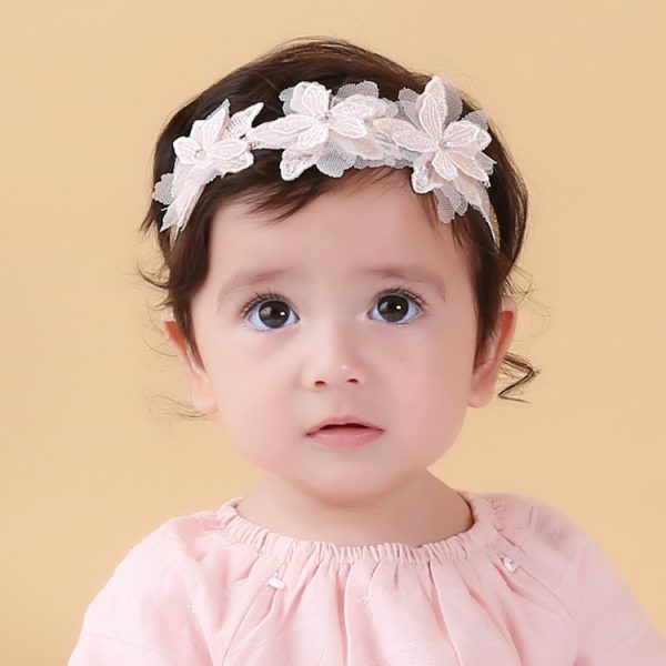 Baby flower hair band - Image 2