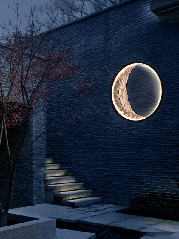 Villa Indoor And Outdoor Terrace Garden Landscape Exterior Wall Lamp - Image 4