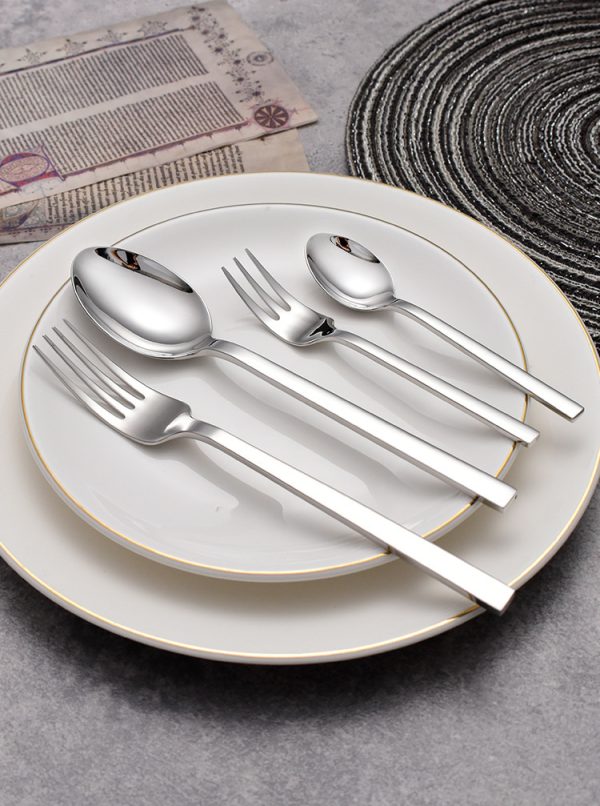 Stainless Steel Western Food Tableware Set Knife Fork And Spoon - Image 8