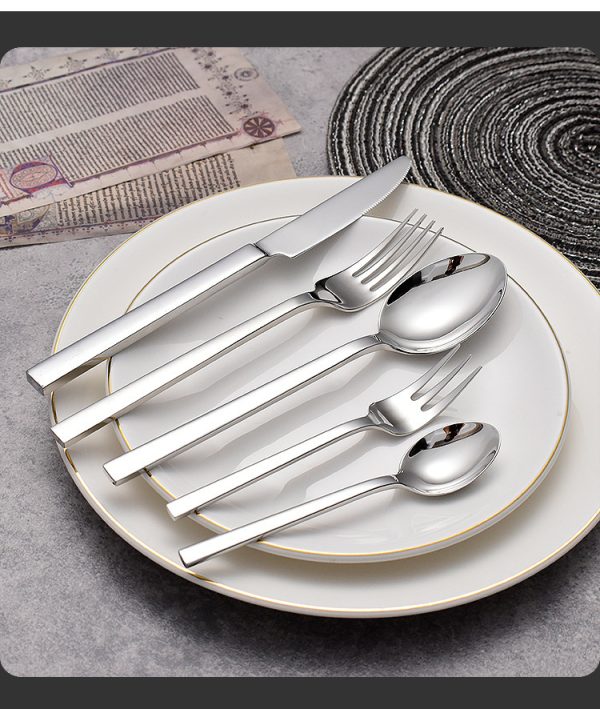 Stainless Steel Western Food Tableware Set Knife Fork And Spoon - Image 10