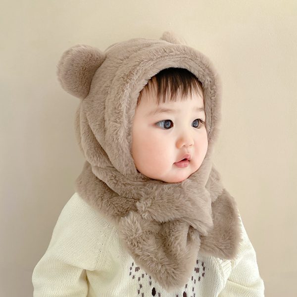 Baby Bear Hat With Scarf - Image 7