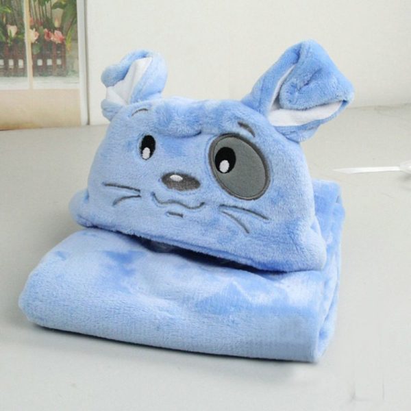 Baby Hooded Bath Towel Children's Blanket Soft And Comfortable - Image 5