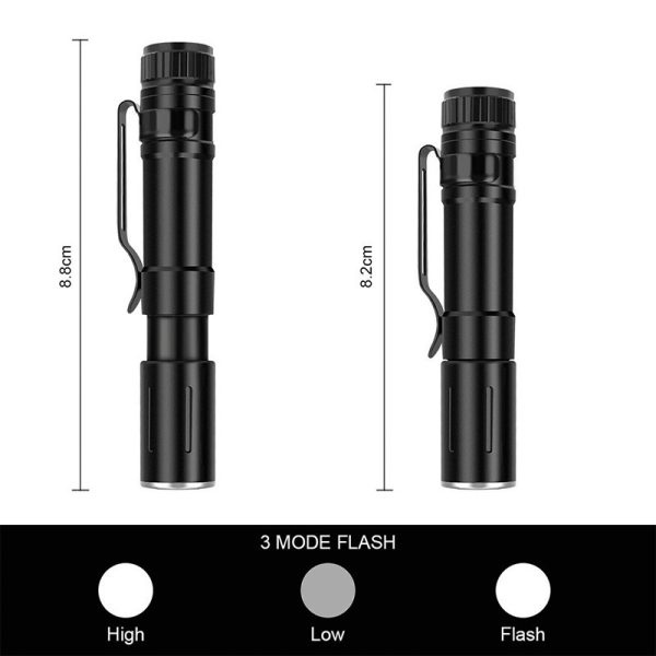 Outdoor Strong Light Aluminum Alloy Torch - Image 8