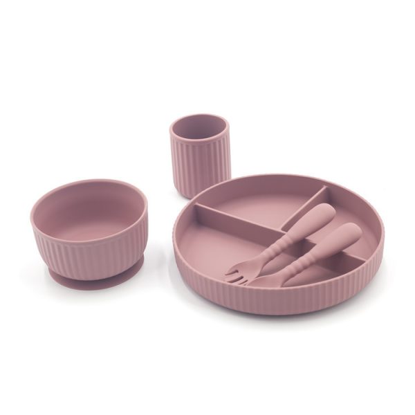 Integrated Edible Silicon Complementary Food Feeding Tableware - Image 4