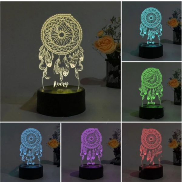 Custom Dream Catcher Night Lights