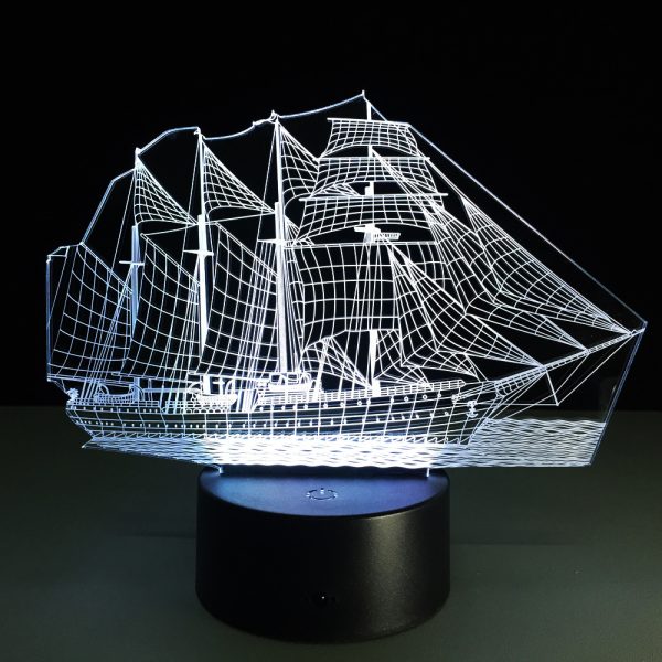 Creative sailing 3D light - Image 4