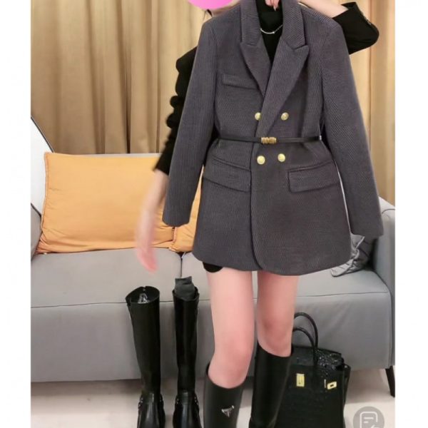 Double Row Suit Graceful And Fashionable Top - Image 4