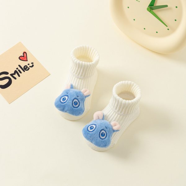 Newborn Baby Double Needle Non-slip Not Feel Tight With Feet Room Socks - Image 9