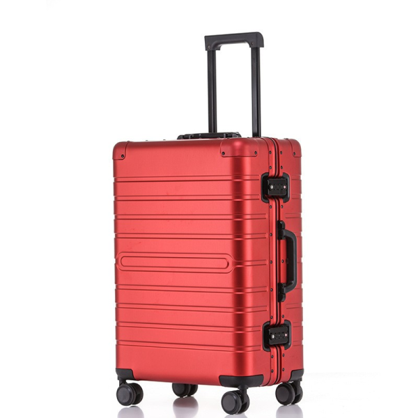 All Aluminum Magnesium Alloy Trolley Case Universal Wheel Metal Box