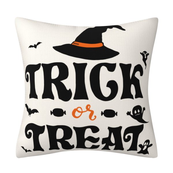 Halloween Pillow Cover Home Decoration Linen Cushion - Image 3