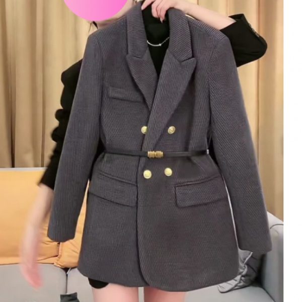 Double Row Suit Graceful And Fashionable Top - Image 2