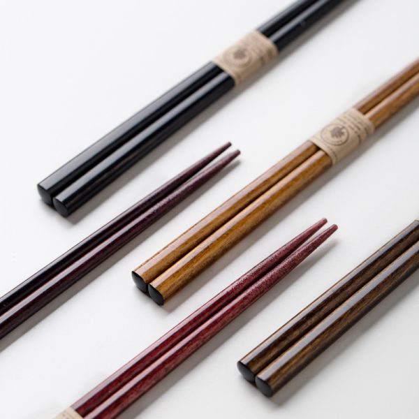 Solid Wood Chopsticks Set Home Handmade Pointed Non-slip - Image 5