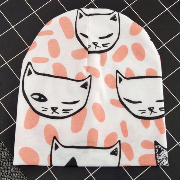 Borderless Printing Baby Pullover Cotton Cap - Image 4