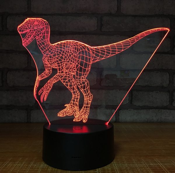 Electronic products led creative gift table lamp plug-in cartoon 3d night light bedroom atmosphere lamp - Image 2