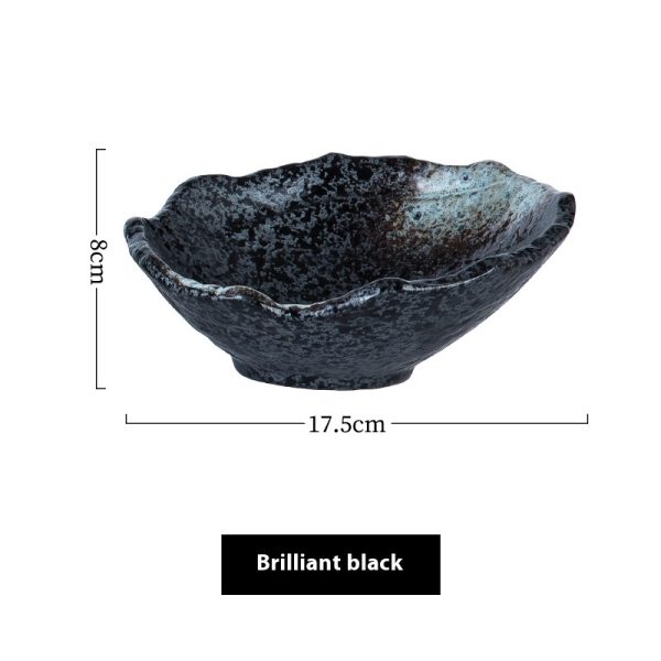 Creative Irregular Ceramic Bowl Fruit Salad Bowl - Image 5