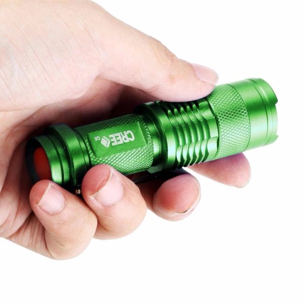 5 Colors Mini LED Flashlight Q5 2000lm Waterproof LED Laterna 1 Modes Zoomable PortableTorch Penlight AA 14500 - Image 9