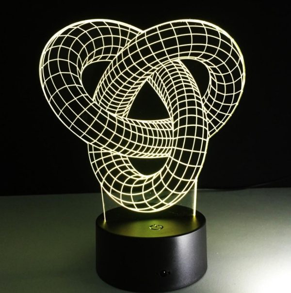 Knot 2 - 3D Optical Illusion LED Lamp Hologram - Image 4