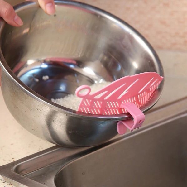 Multifunctional leaf shape Taomi drain board fruit and vegetable noodle plastic filter baffle - Image 5