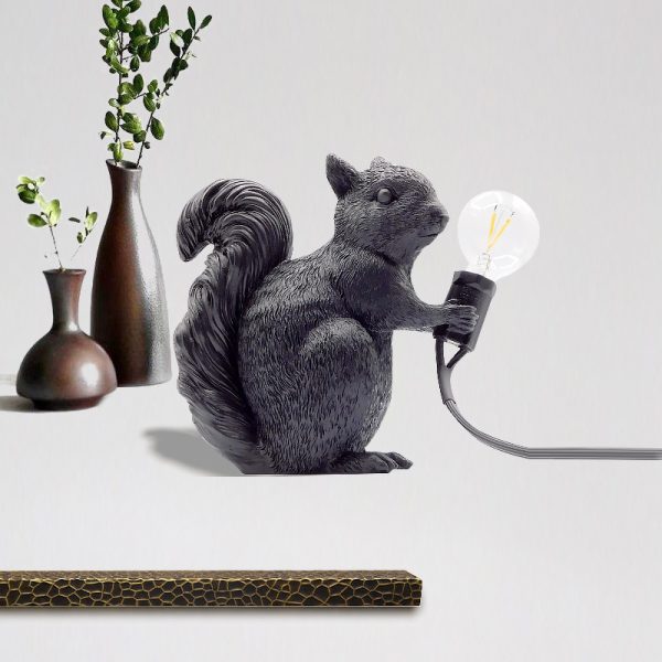 New Creative Decorative Lamps Ins Animal Squirrel Lamp - Image 2