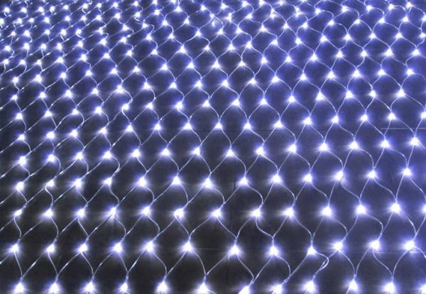 Christmas led lights string lights outdoor waterproof fishnet lights full of stars paved holiday lights wedding ins decorative lights - Image 9