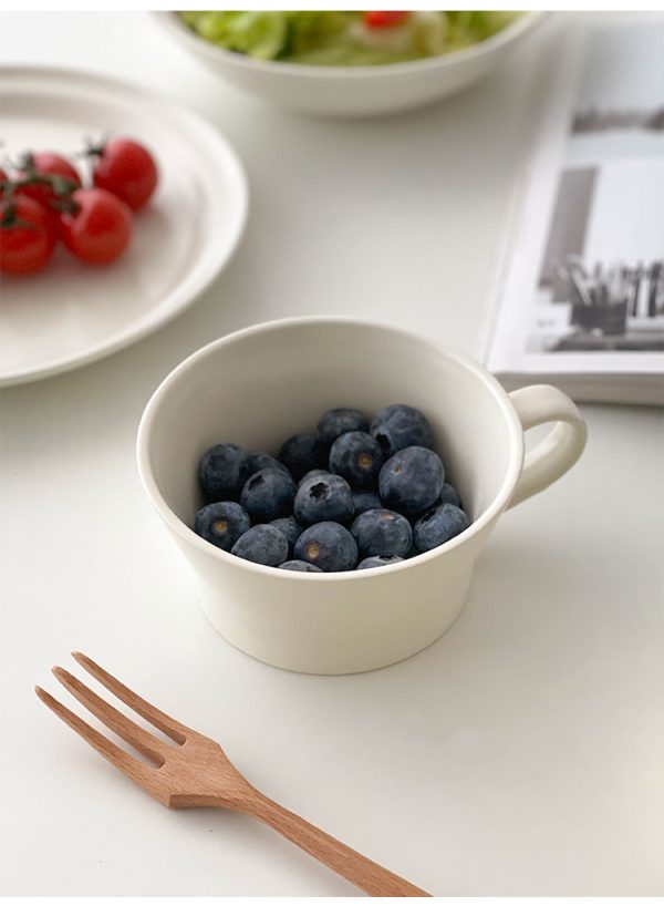 Simple Matte High-end Tableware Ceramic Plate - Image 4