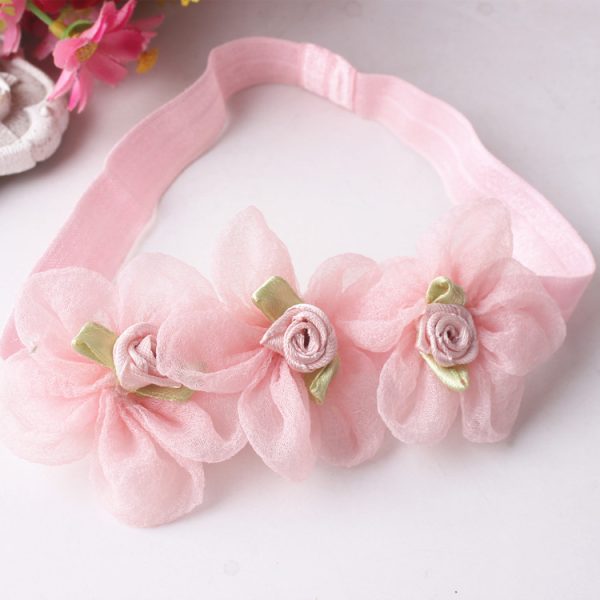 Children's hair ornaments, newborn lace hair band