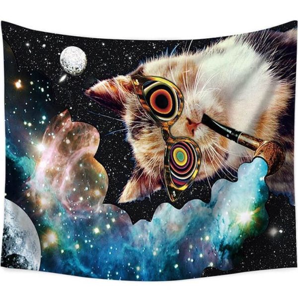 Stoned Cat Tapestry - Image 3