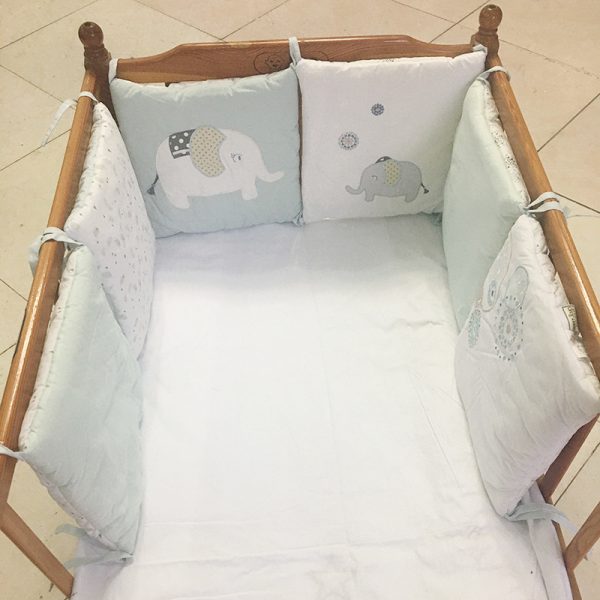 Baby cotton elephant bed - Image 4